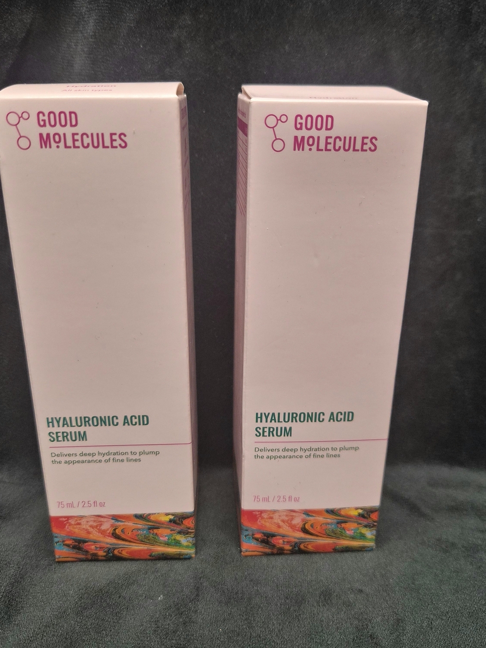 Good Molecules Hyaluronic Acid Serum 75ml x2 Vegan Hydrating K-Beauty NEW